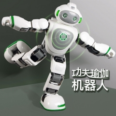 智能机器人 早教陪伴跳舞机器人 超大WIFI高科技17个舵机编程功夫儿童玩具
